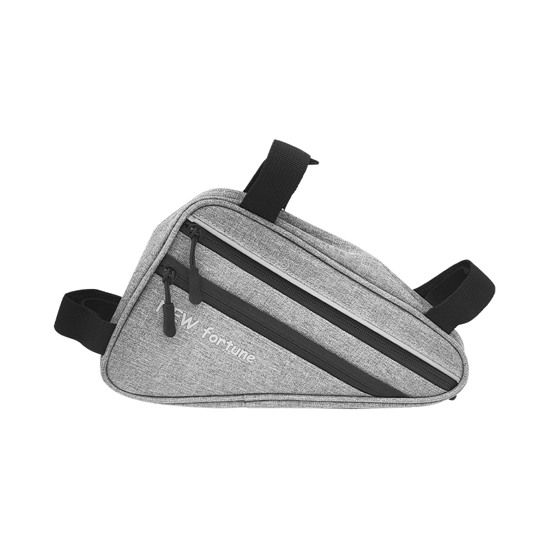 BI-01 sivá reflexná páska vodotesná na bicykel trojuholníková taška